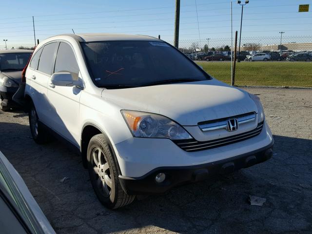 JHLRE487X7C071090 - 2007 HONDA CR-V EXL WHITE photo 1