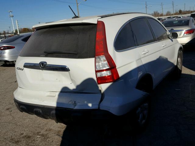 JHLRE487X7C071090 - 2007 HONDA CR-V EXL WHITE photo 4