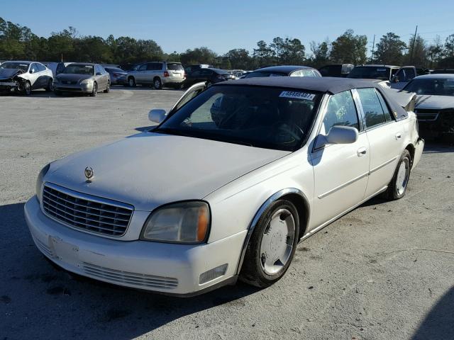 1G6KD54Y33U244266 - 2003 CADILLAC DEVILLE WHITE photo 2