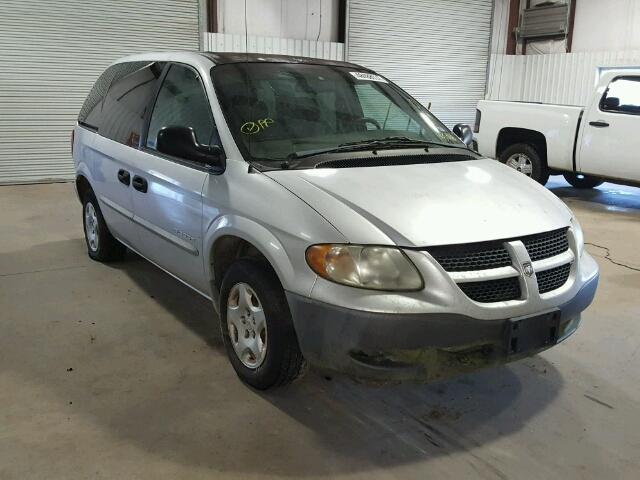 1B4GP253X1B195018 - 2001 DODGE CARAVAN SE SILVER photo 1