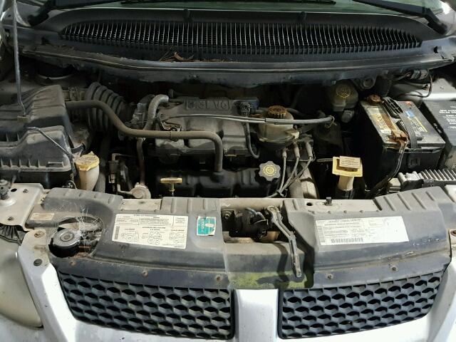 1B4GP253X1B195018 - 2001 DODGE CARAVAN SE SILVER photo 7