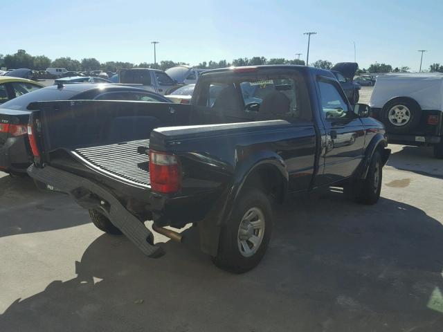 1FTYR10UX2PA75574 - 2002 FORD RANGER BLACK photo 4