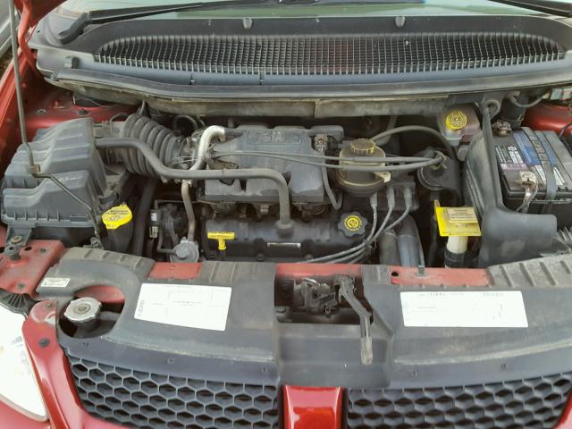 2B4GP44R21R127203 - 2001 DODGE GRAND CARA RED photo 7