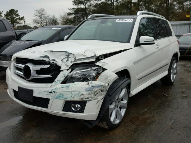 WDCGG5GB8AF414067 - 2010 MERCEDES-BENZ GLK 350 WHITE photo 2