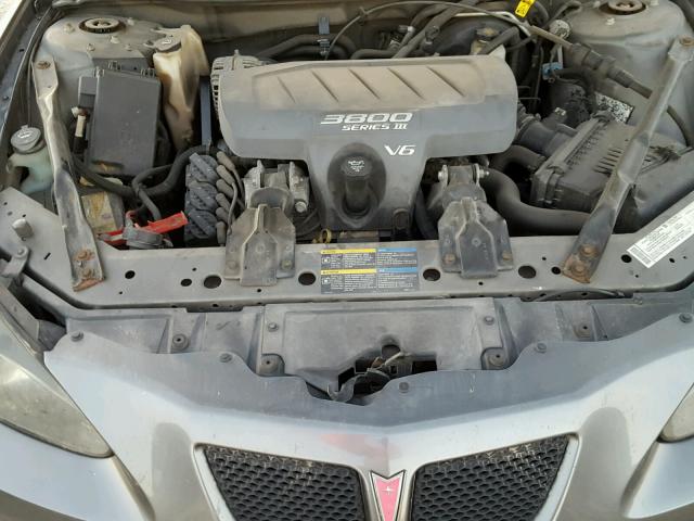 2G2WP522751340540 - 2005 PONTIAC GRAND PRIX GRAY photo 7