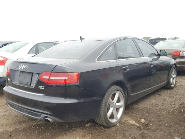 WAUKGAFB9BN044066 - 2011 AUDI A6 PRESTIG BLACK photo 4