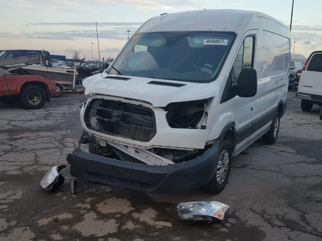 1FTNR1CM0FKA23095 - 2015 FORD TRANSIT T- WHITE photo 2