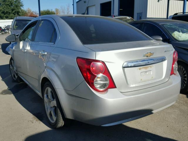 1G1JE5SH7C4138128 - 2012 CHEVROLET SONIC LTZ SILVER photo 3