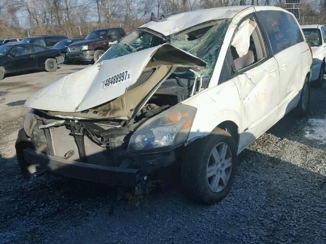 5N1BV28U36N107645 - 2006 NISSAN QUEST S WHITE photo 2