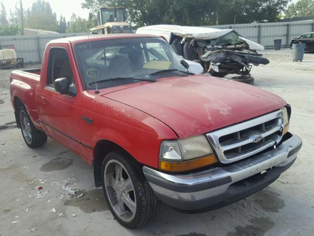 1FTYR10C3WPB32856 - 1998 FORD RANGER RED photo 1