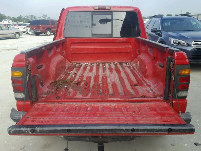 1FTYR10C3WPB32856 - 1998 FORD RANGER RED photo 9
