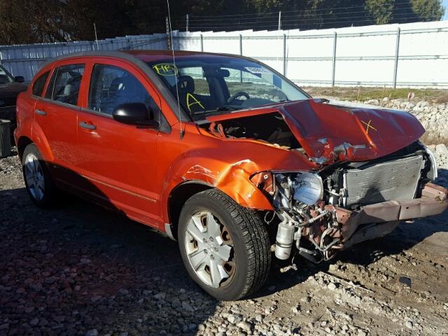 1B3HB48B17D354317 - 2007 DODGE CALIBER SX ORANGE photo 1