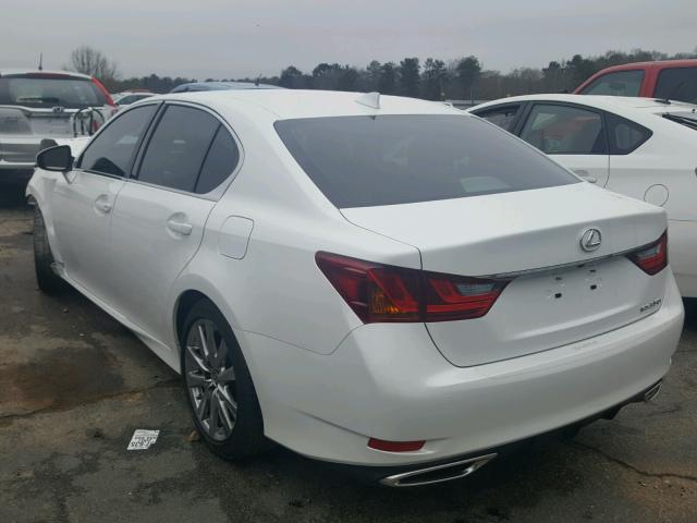 JTHBE1BLXFA000225 - 2015 LEXUS GS 350 WHITE photo 3