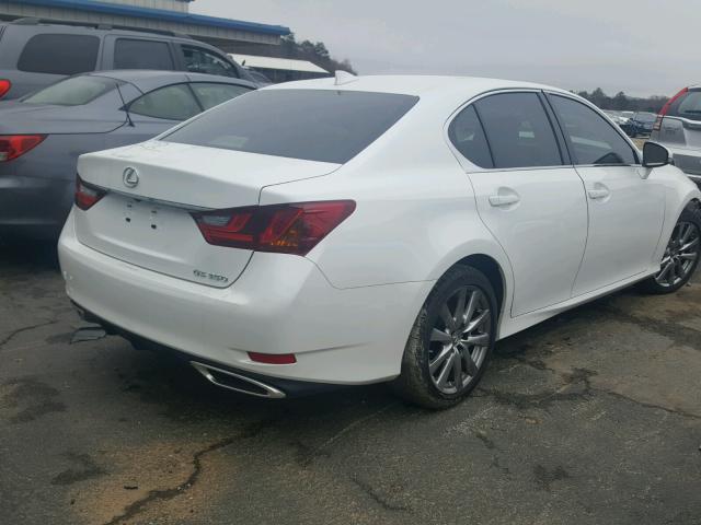 JTHBE1BLXFA000225 - 2015 LEXUS GS 350 WHITE photo 4