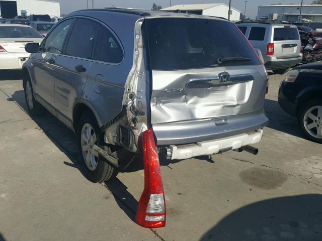 JHLRE48588C006061 - 2008 HONDA CR-V EX SILVER photo 3