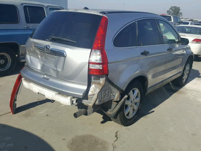 JHLRE48588C006061 - 2008 HONDA CR-V EX SILVER photo 4