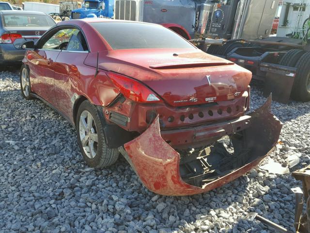 1G2ZH361474111594 - 2007 PONTIAC G6 GT RED photo 3