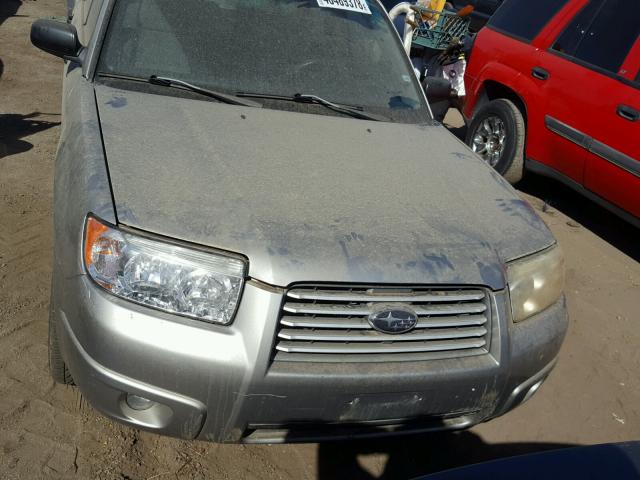 JF1SG63656H716254 - 2006 SUBARU FORESTER 2 SILVER photo 9