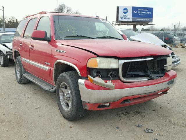 1GKEC13Z12J332785 - 2002 GMC YUKON RED photo 1