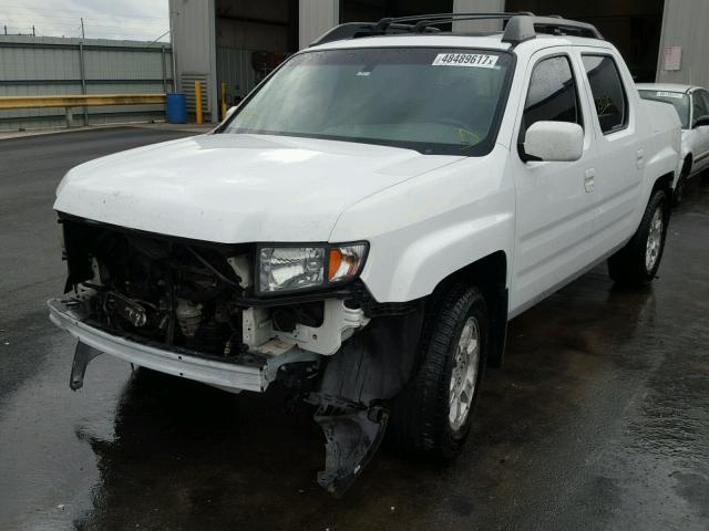 2HJYK16598H523445 - 2008 HONDA RIDGELINE WHITE photo 2