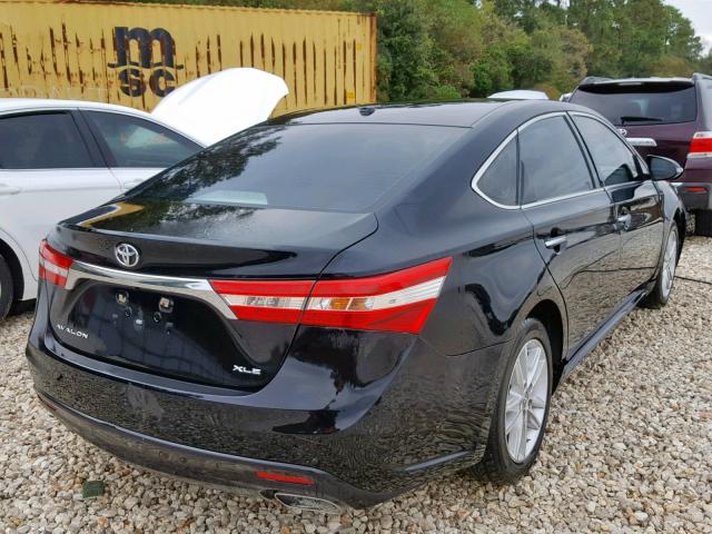 4T1BK1EB6FU137928 - 2015 TOYOTA AVALON XLE BLACK photo 4