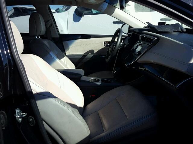 4T1BK1EB6FU137928 - 2015 TOYOTA AVALON XLE BLACK photo 5