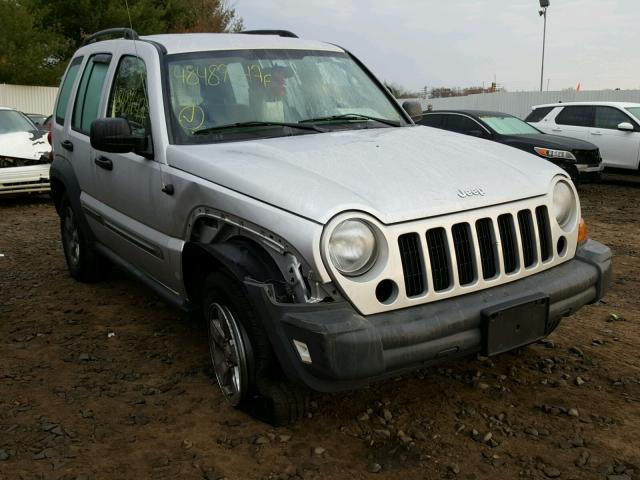 1J4GL48K66W259935 - 2006 JEEP LIBERTY SP GRAY photo 1