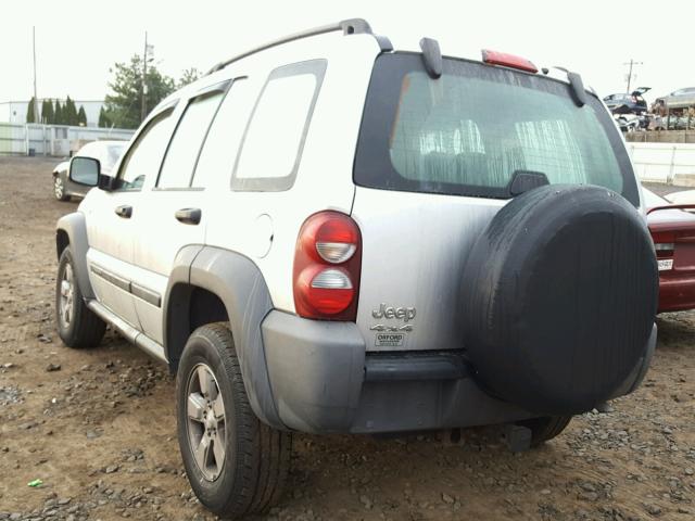 1J4GL48K66W259935 - 2006 JEEP LIBERTY SP GRAY photo 3