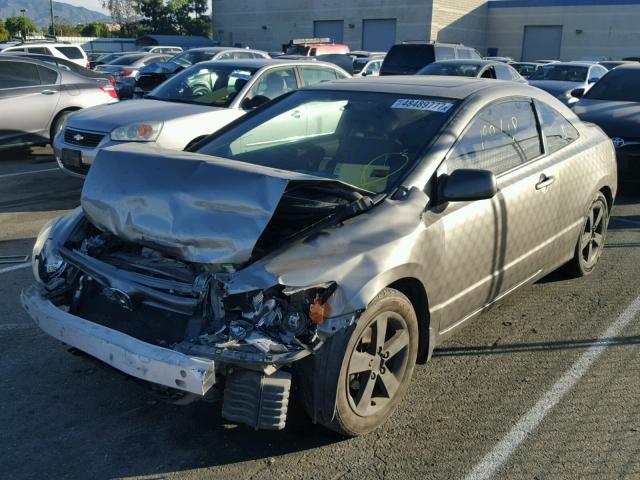 2HGFG11857H556912 - 2007 HONDA CIVIC EX GRAY photo 2