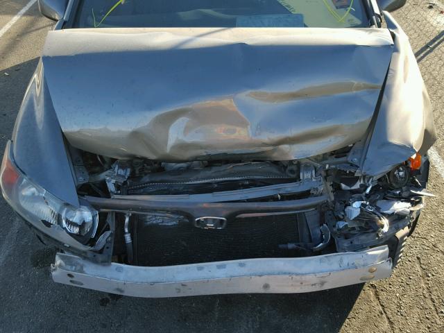 2HGFG11857H556912 - 2007 HONDA CIVIC EX GRAY photo 7