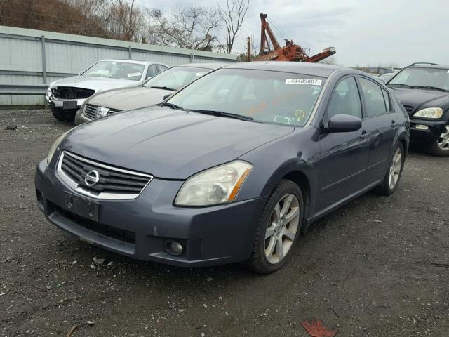 1N4BA41E48C835283 - 2008 NISSAN MAXIMA SE GRAY photo 2