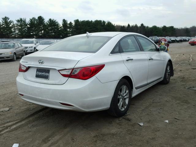 5NPEB4ACXBH032752 - 2011 HYUNDAI SONATA GLS WHITE photo 4