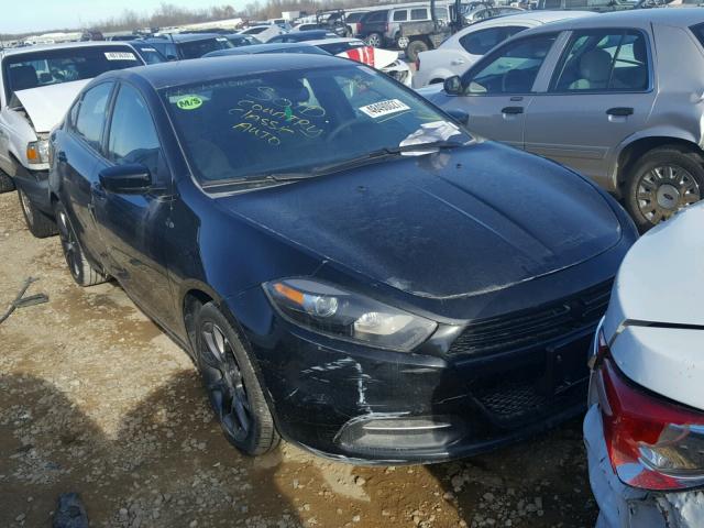 1C3CDFAA8GD533328 - 2016 DODGE DART SE BLACK photo 1