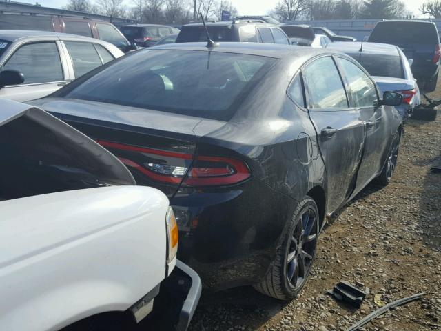 1C3CDFAA8GD533328 - 2016 DODGE DART SE BLACK photo 4