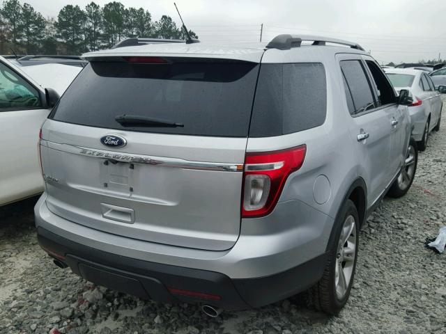 1FMHK7F82BGA13843 - 2011 FORD EXPLORER L SILVER photo 4