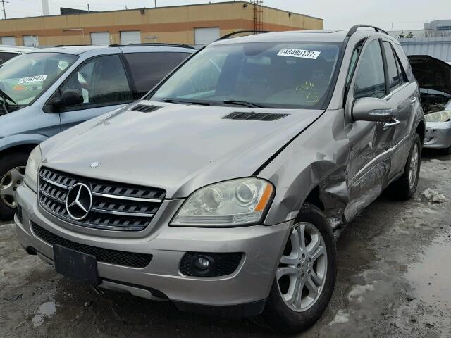 4JGBB22E97A195569 - 2007 MERCEDES-BENZ ML 320 CDI GRAY photo 2