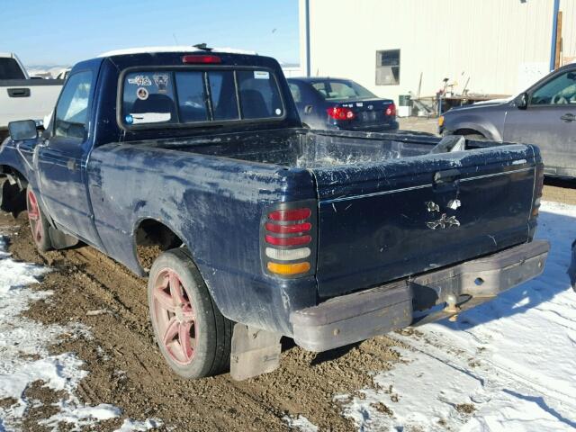 1FTCR10A6TUA00535 - 1996 FORD RANGER BLUE photo 3