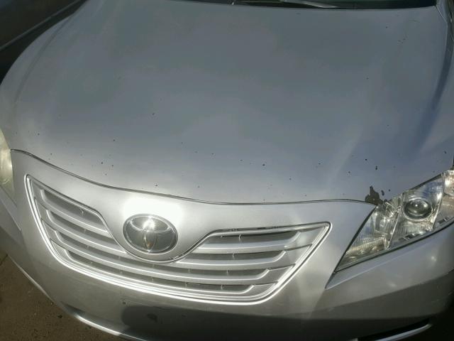 4T1BE46K07U712095 - 2007 TOYOTA CAMRY NEW SILVER photo 9