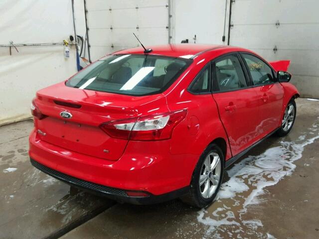 1FADP3F27EL238561 - 2014 FORD FOCUS SE RED photo 4