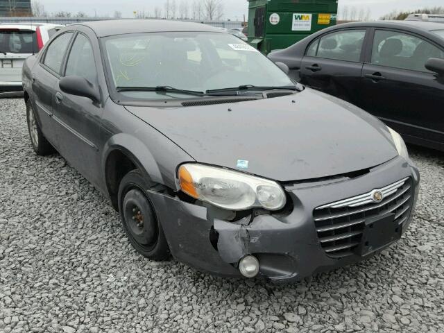 1C3EL66R44N411016 - 2004 CHRYSLER SEBRING LI GRAY photo 1