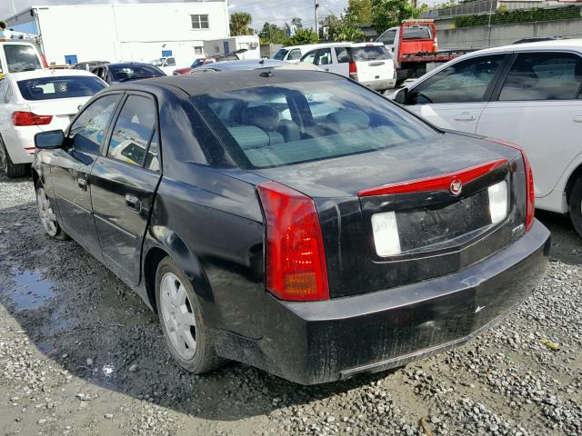 1G6DM56T950212362 - 2005 CADILLAC CTS BLACK photo 3