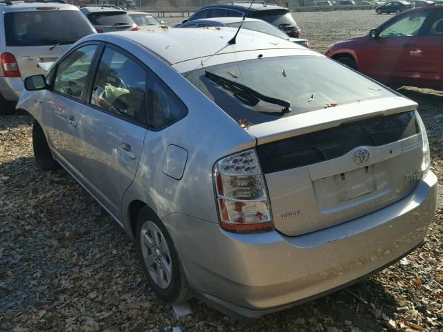 JTDKB20U997847606 - 2009 TOYOTA PRIUS SILVER photo 3