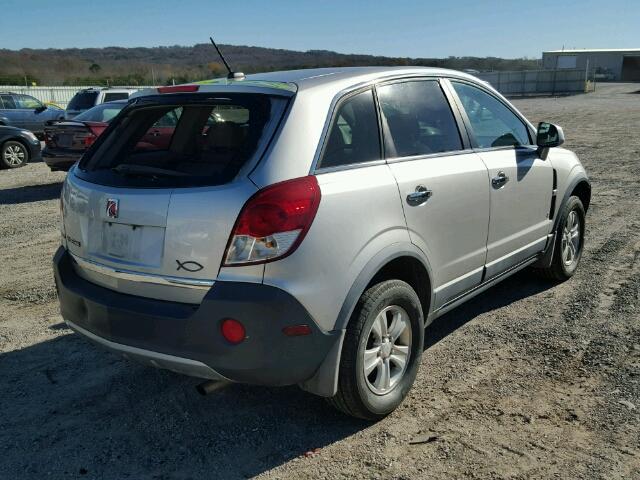 3GSCL33P78S682897 - 2008 SATURN VUE XE SILVER photo 4