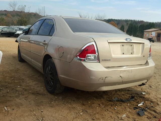 3FAFP06Z36R189267 - 2006 FORD FUSION S GOLD photo 3