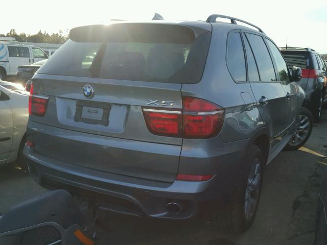 5UXZV4C59CL986055 - 2012 BMW X5 XDRIVE3 GRAY photo 4