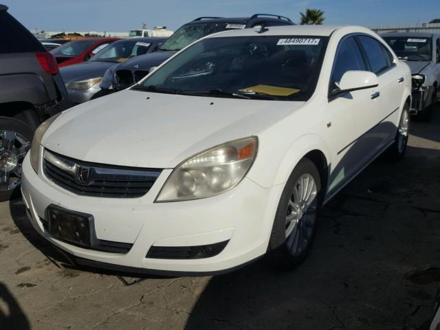 1G8ZV57798F154833 - 2008 SATURN AURA XR WHITE photo 2