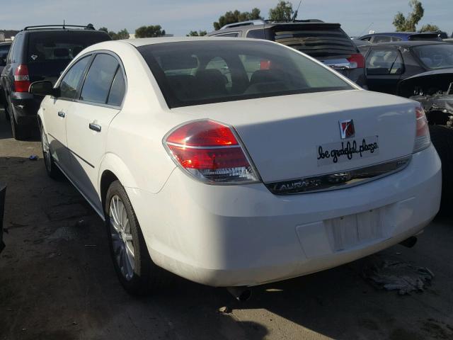 1G8ZV57798F154833 - 2008 SATURN AURA XR WHITE photo 3