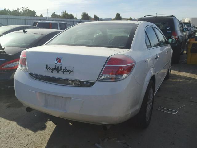 1G8ZV57798F154833 - 2008 SATURN AURA XR WHITE photo 4