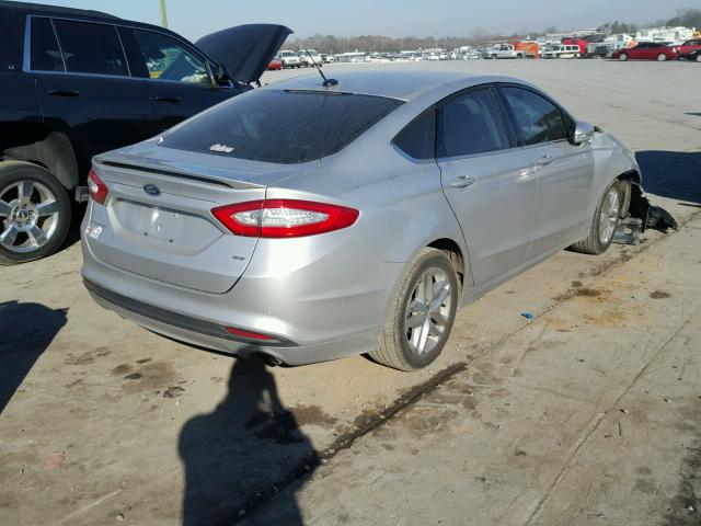 3FA6P0H70DR126586 - 2013 FORD FUSION SE SILVER photo 4