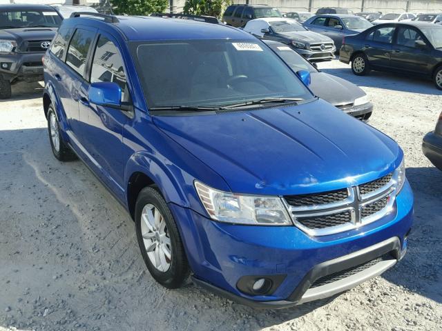 3C4PDCBG4FT743545 - 2015 DODGE JOURNEY SX BLUE photo 1